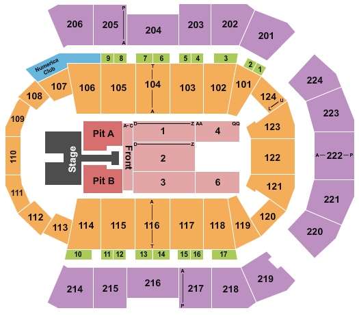 Spokane Arena Kelsea Ballerini Seating Chart